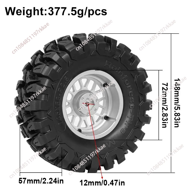 Front Wheel Rubber 2PCS Tire T - Agriculture Farming Hub recension och pris