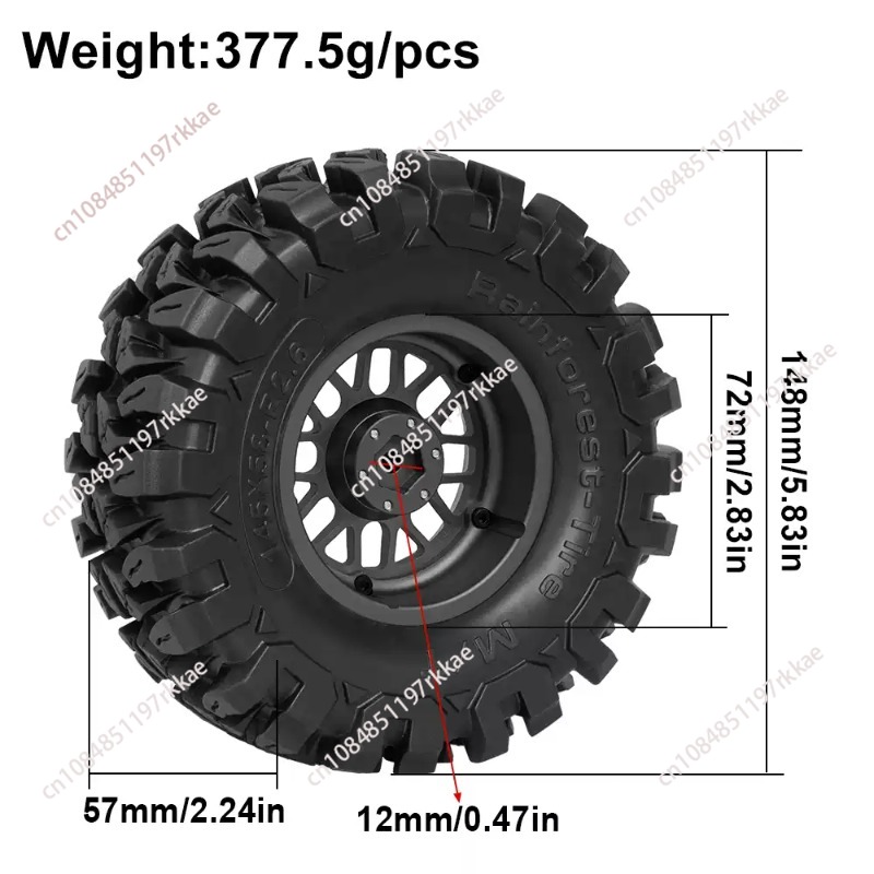 Front Wheel Rubber 2PCS Tire T - Agriculture Farming Hub recension och pris